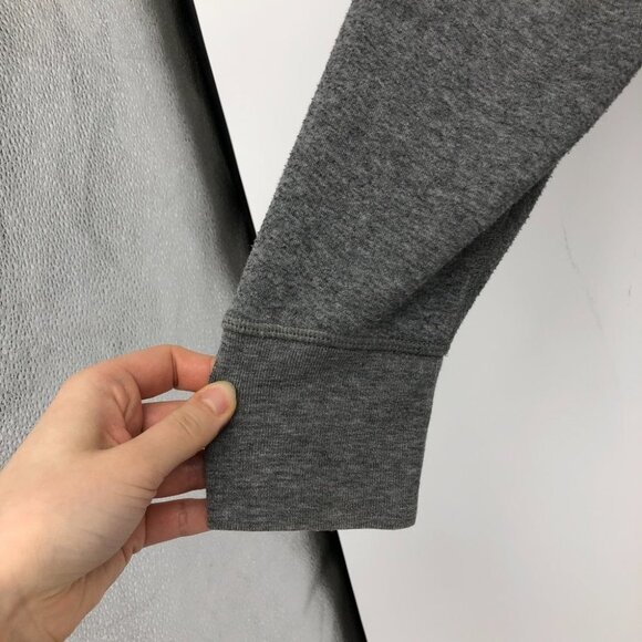 Kit and Ace men’s  pullover grey drawstring fleece hoodie with side zipper M/L - Picture 11 of 16